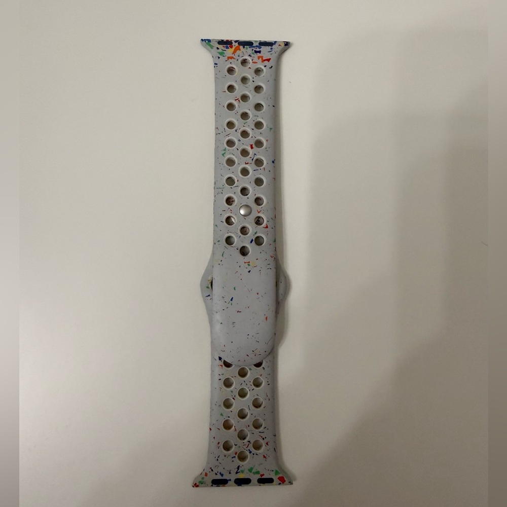 Nike Gray Speckled Apple Watch Band